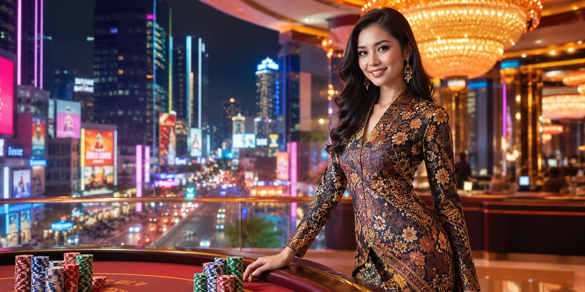 Suasana kasino langsung mewah di Kuala Lumpur yang tersedia melalui platform 482